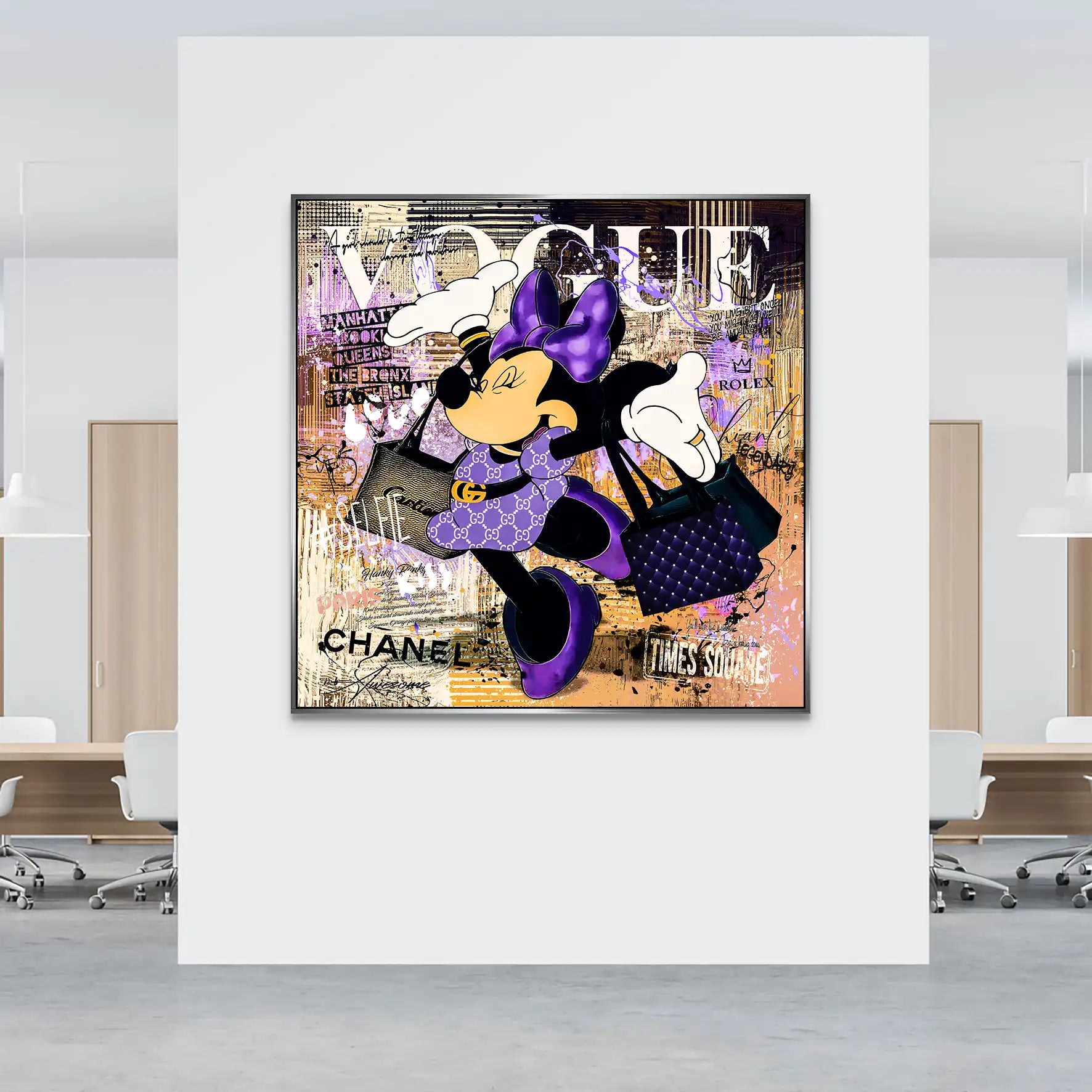Minnie Vogue AluDibond Bild INGALERIE