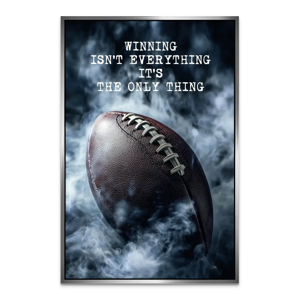 Winning Mindset Alu Dibond Bild