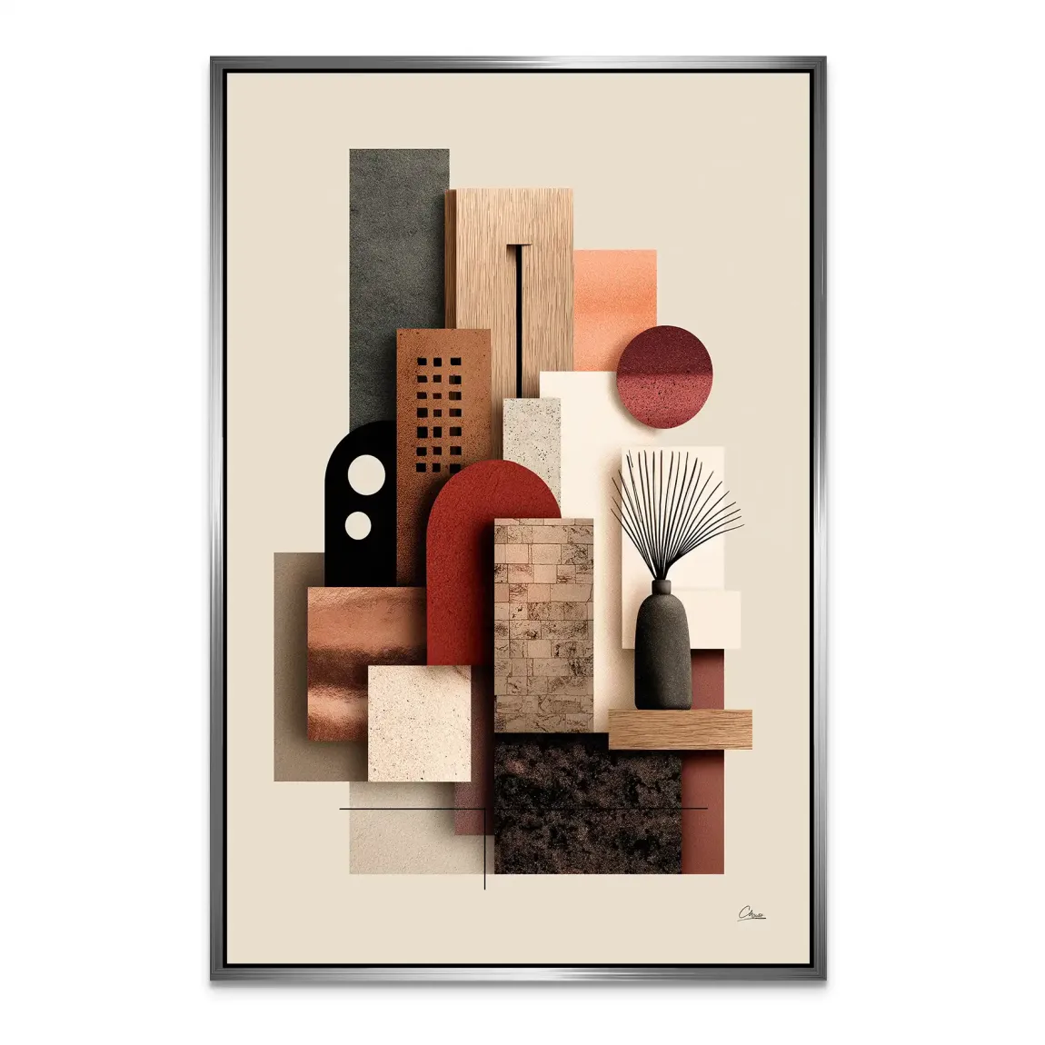 Urban Layers Elegance Alu Dibond Bild INGALERIE