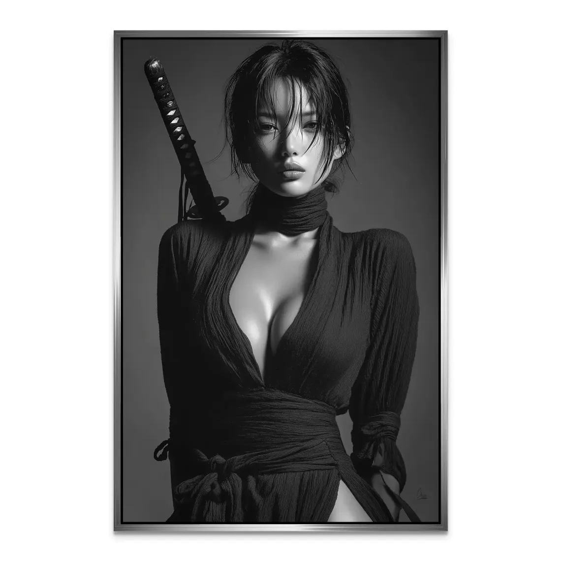 Silent Katana Alu Dibond Bild