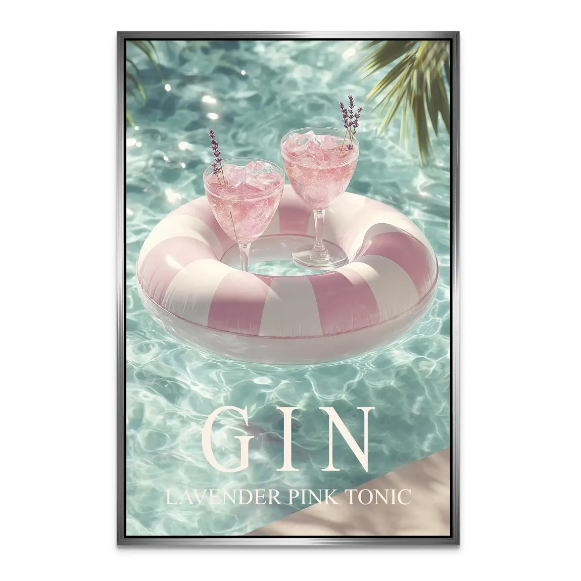 Gin Lavender Dream Alu Dibond Bild