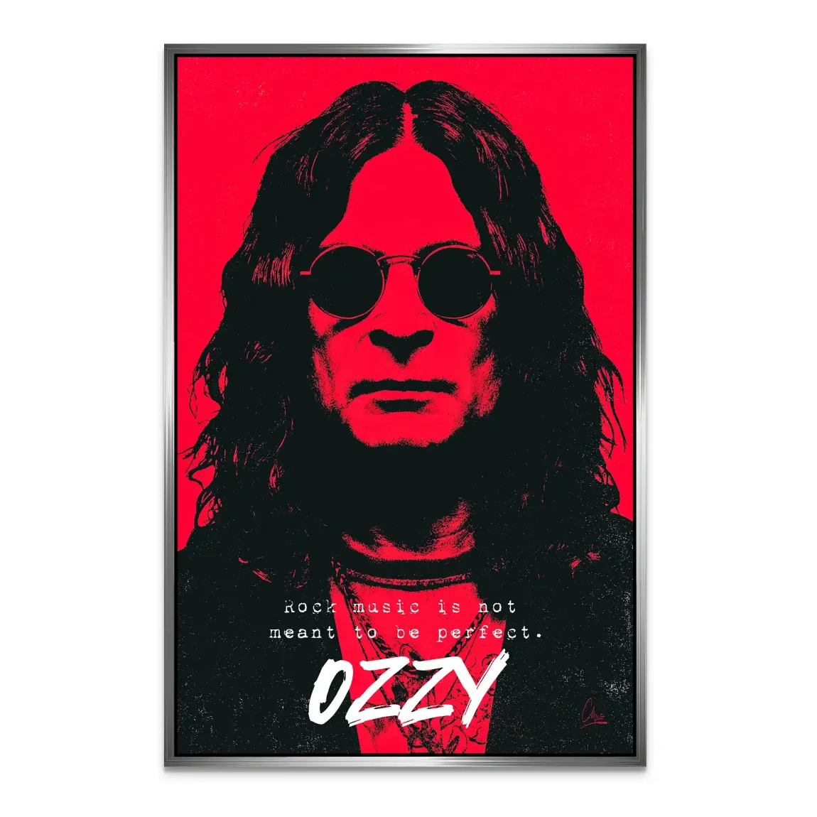 Ozzy Rock Spirit Alu Dibond Bild