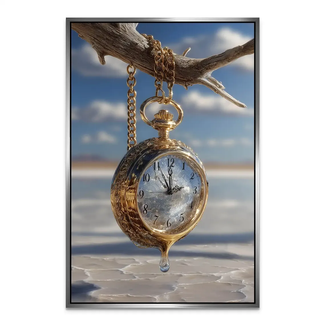 Dali Time Alu Dibond Bild