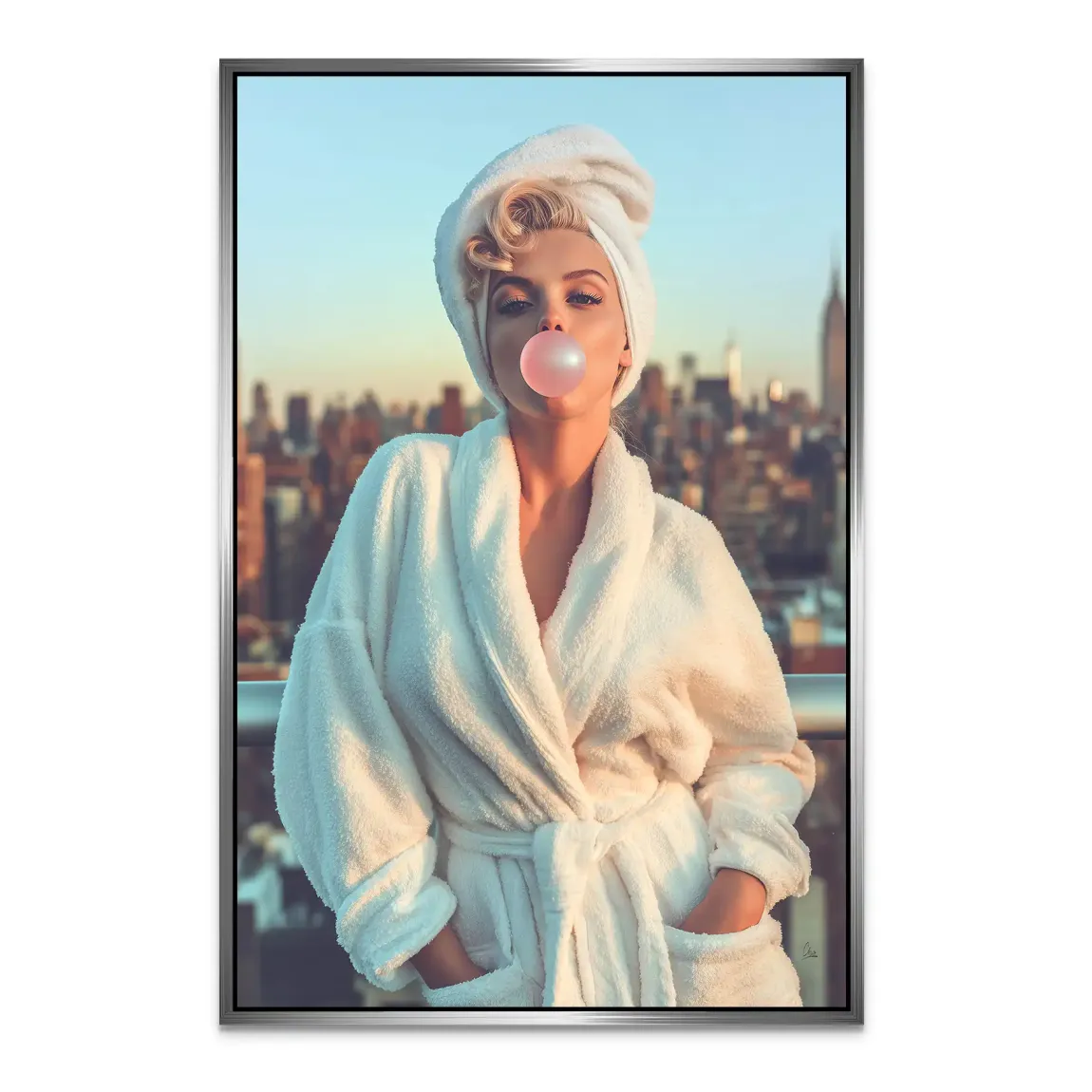 Morning Glamour Alu Dibond Bild