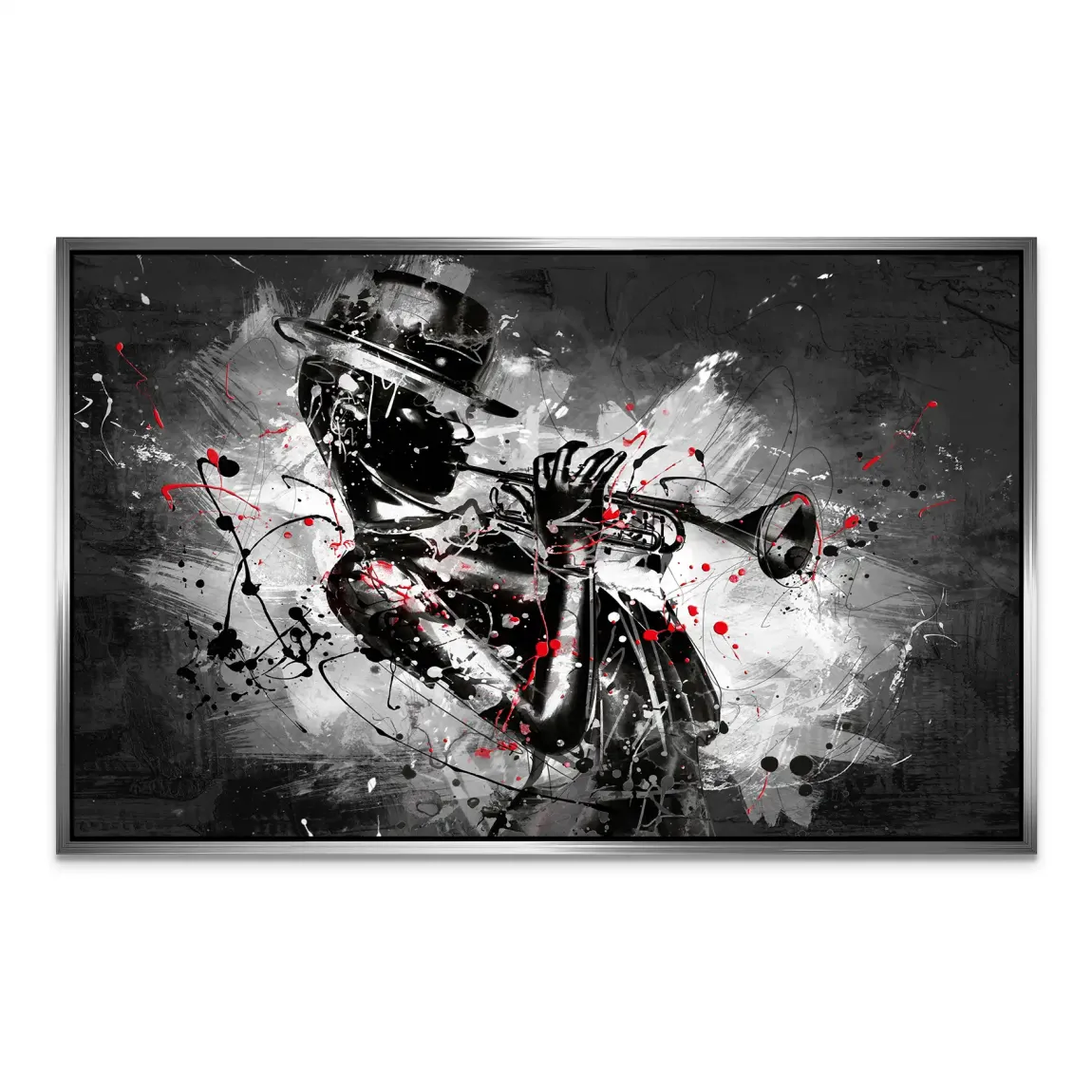 Jazzman Noir Symphony AluDibond Bild