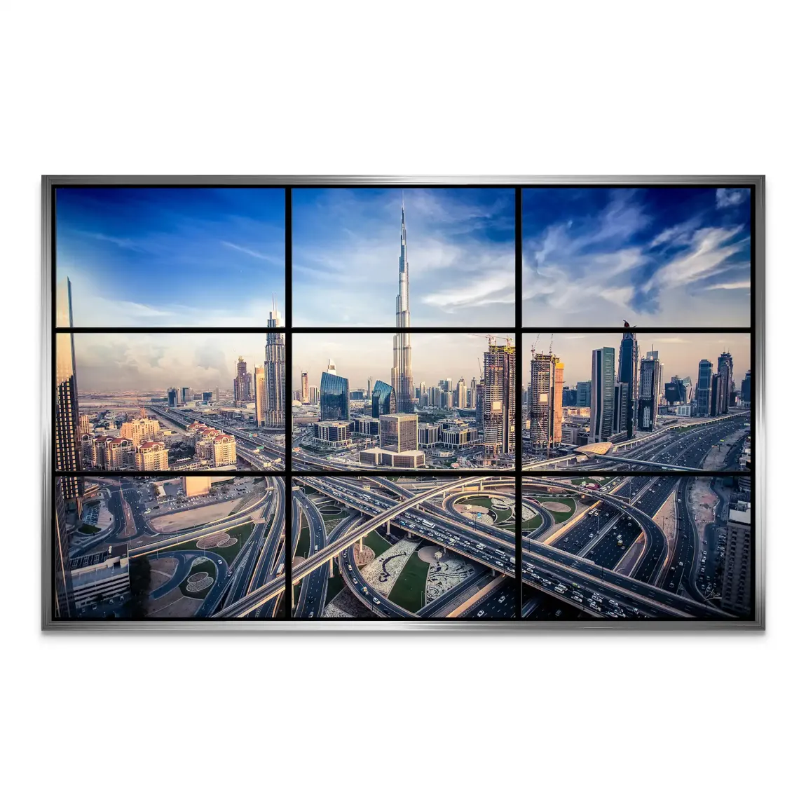 Skyline Dreams Dubai AluDibond Bild