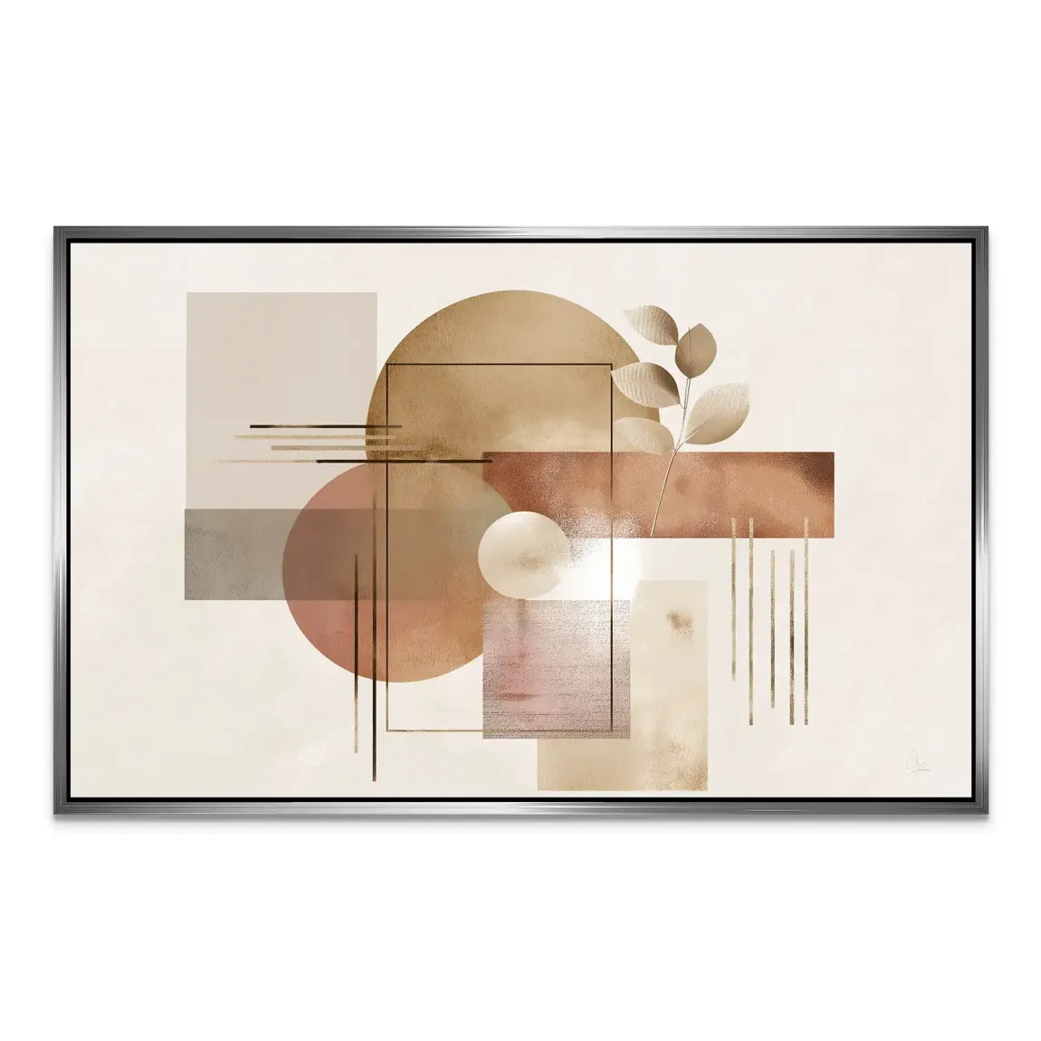 Silent Balance AluDibond Bild