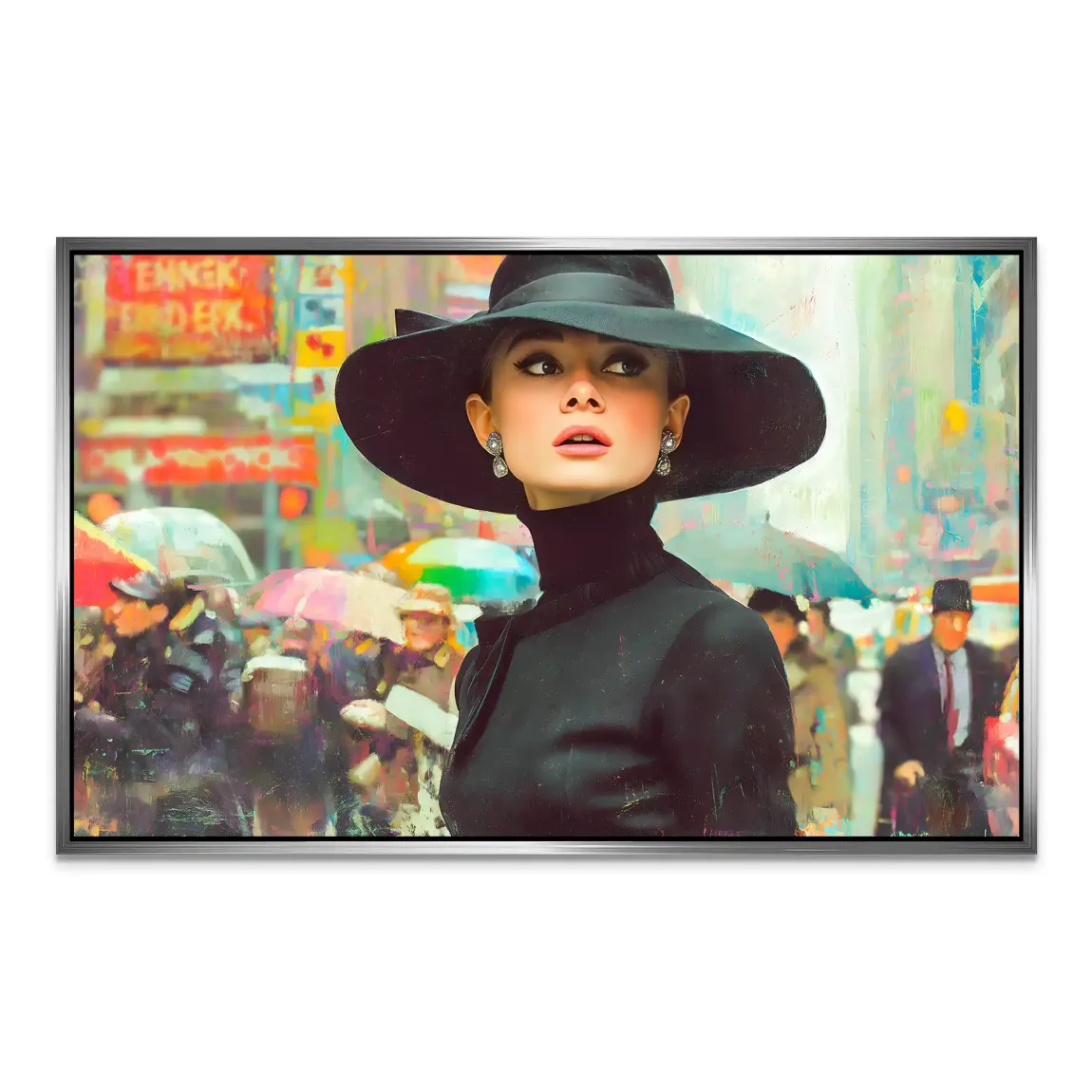 Audrey in New York Nr.2 Alu Dibond Bild INGALERIE