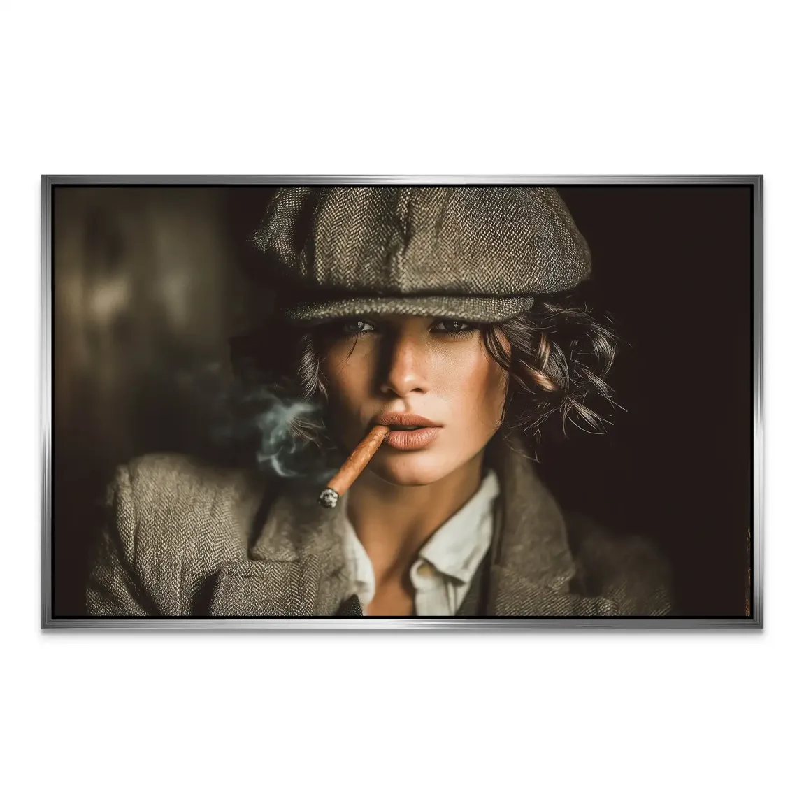 Zigarre und Charme AluDibond Bild