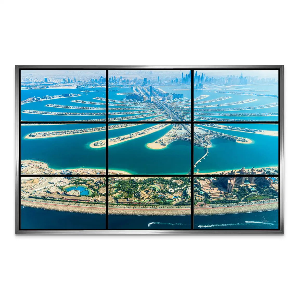 Palm View Dubai AluDibond Bild