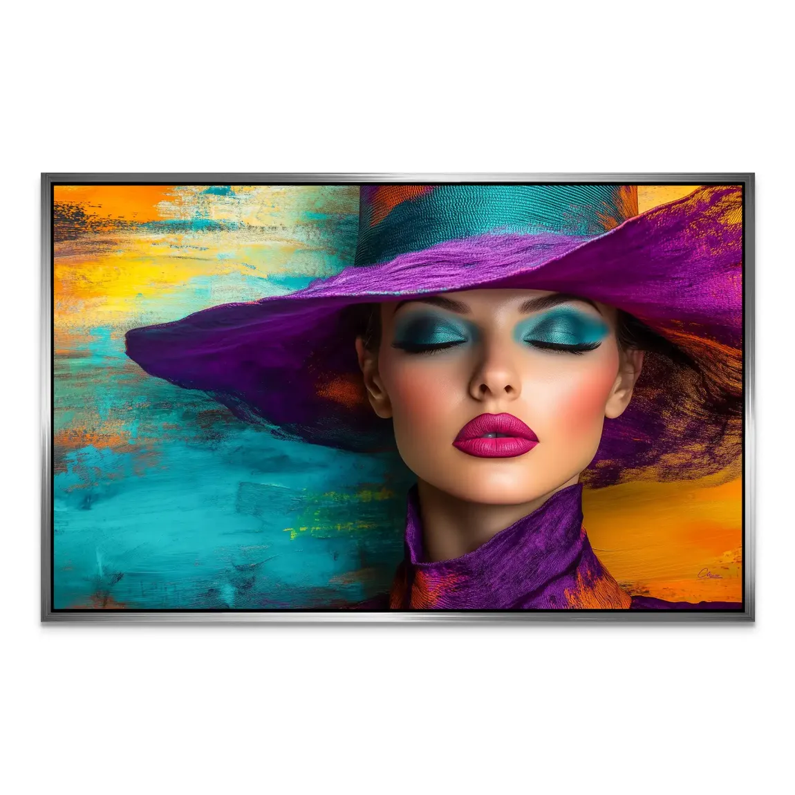 Femme Elegance AluDibond Bild INGALERIE