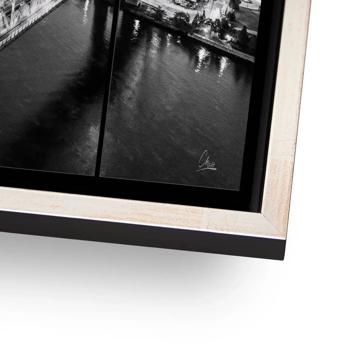 Bridge Lights New York Alu Dibond Bild