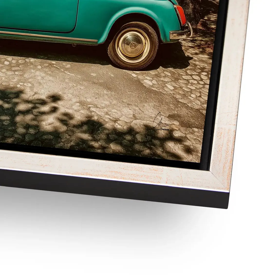 Toskana Fiat Charm Alu Dibond Bild