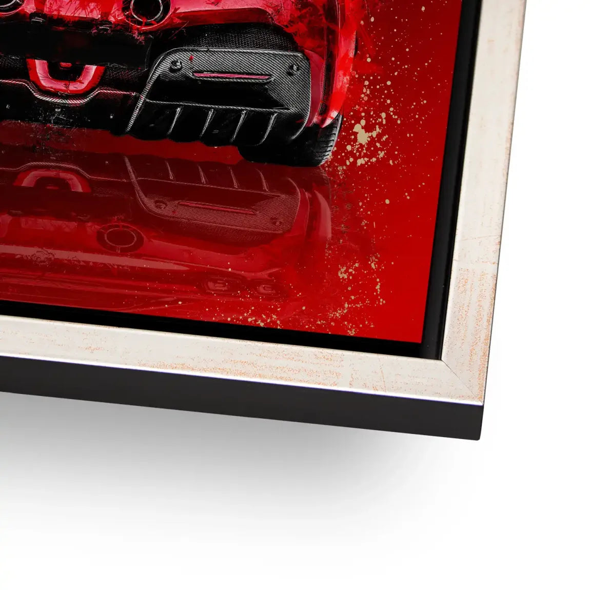 Ferrari Red Art Alu Dibond Bild