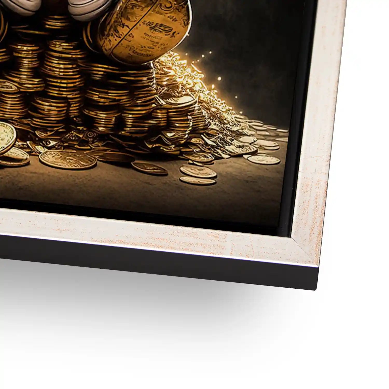 Micky Gold Motivation AluDibond Bild INGALERIE