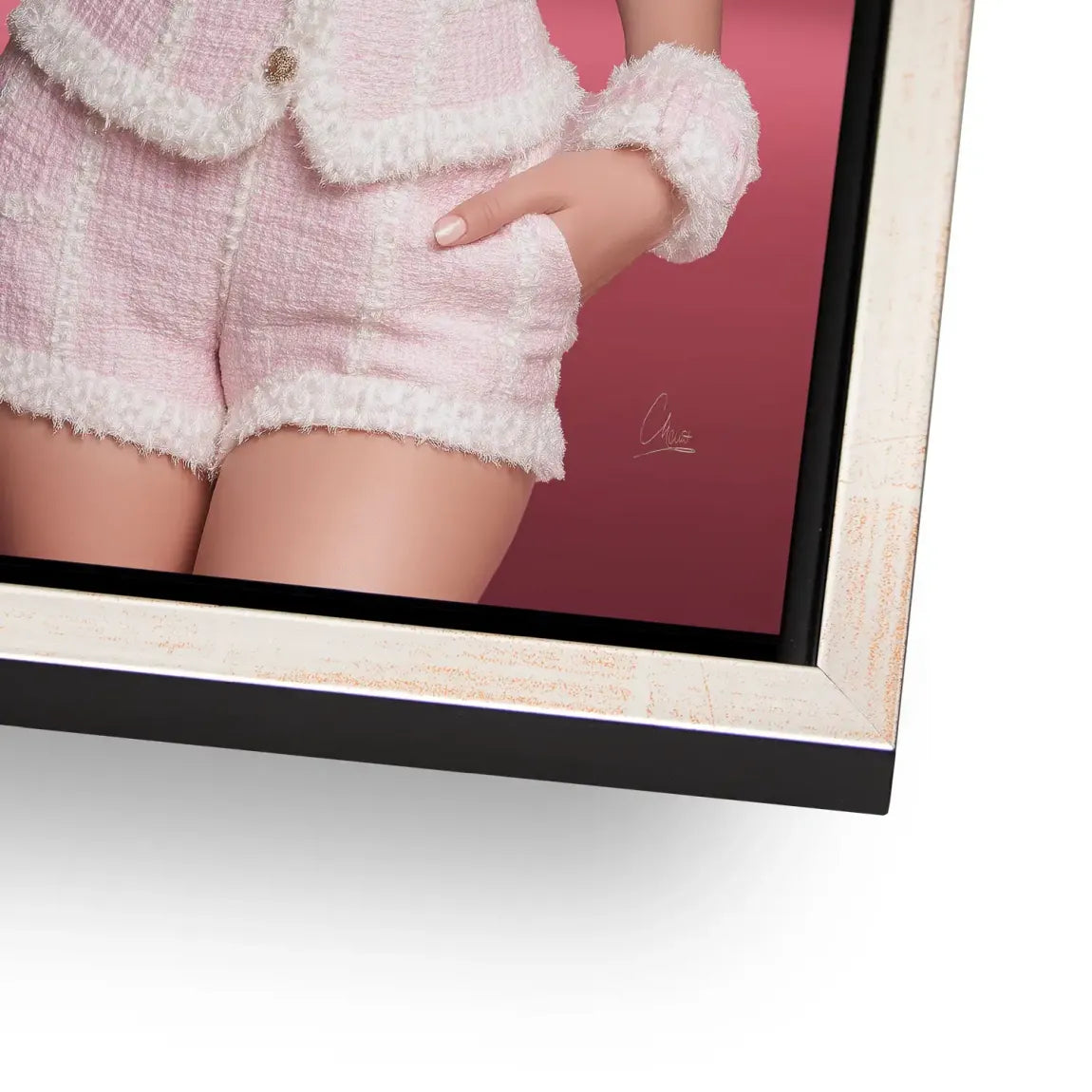 Pink Couture Marilyn Monroe Alu Dibond Bild