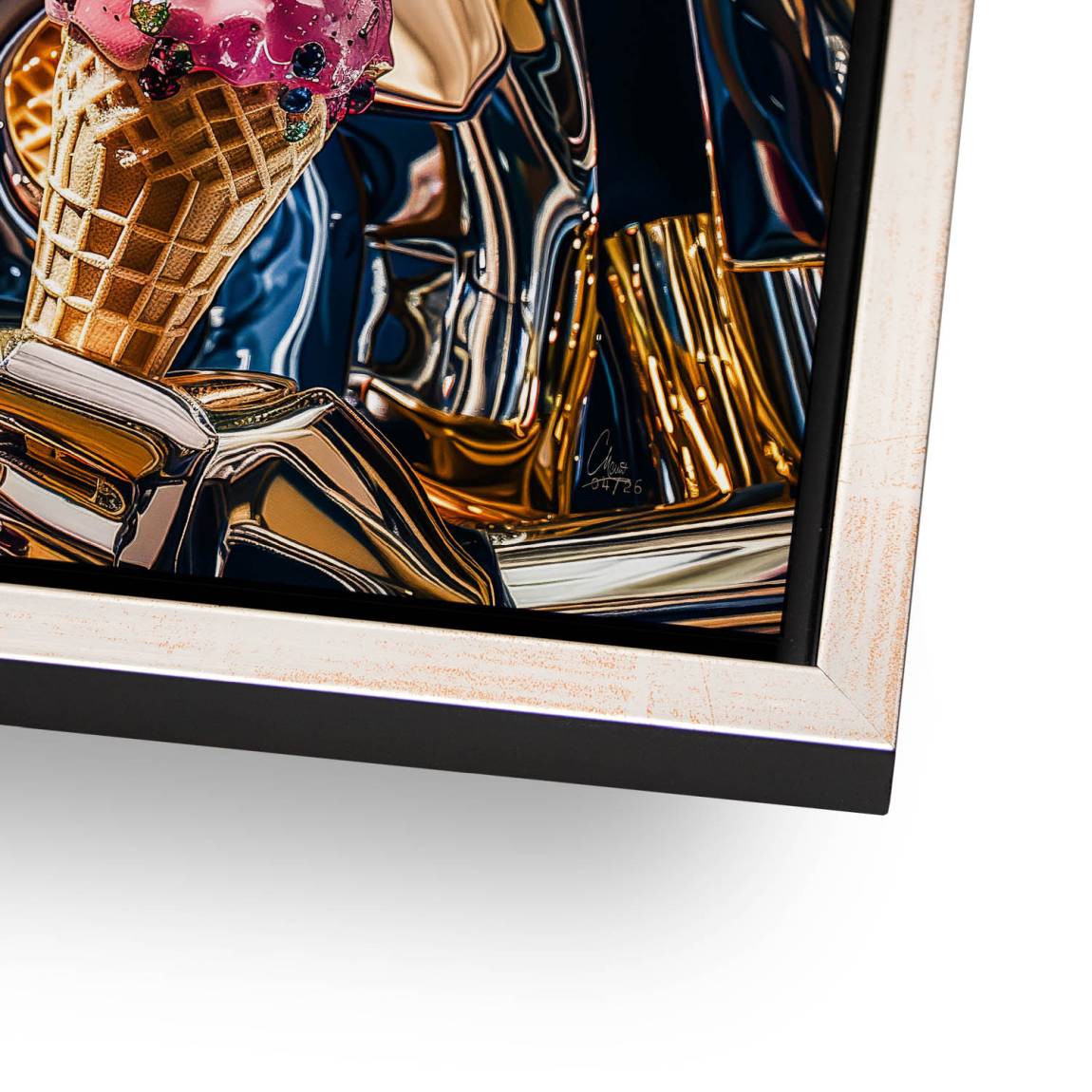 Stormtrooper Gold Alu Dibond Wandbild