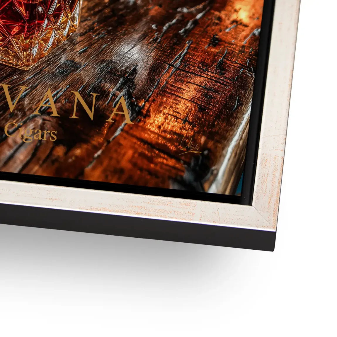 Whisky Lounge Havana Alu Dibond Bild