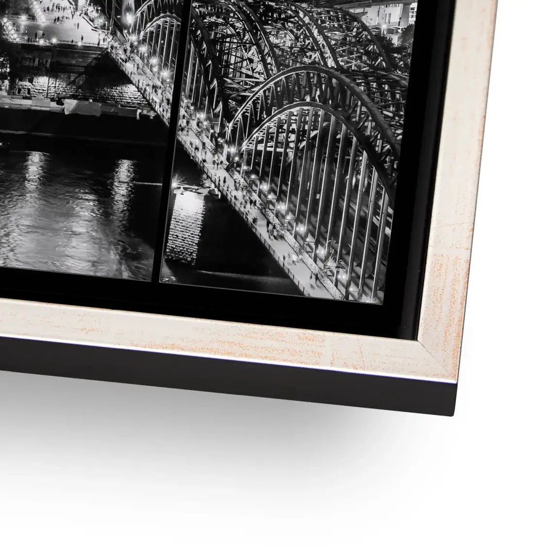 Köln Night Vision Alu Dibond Bild