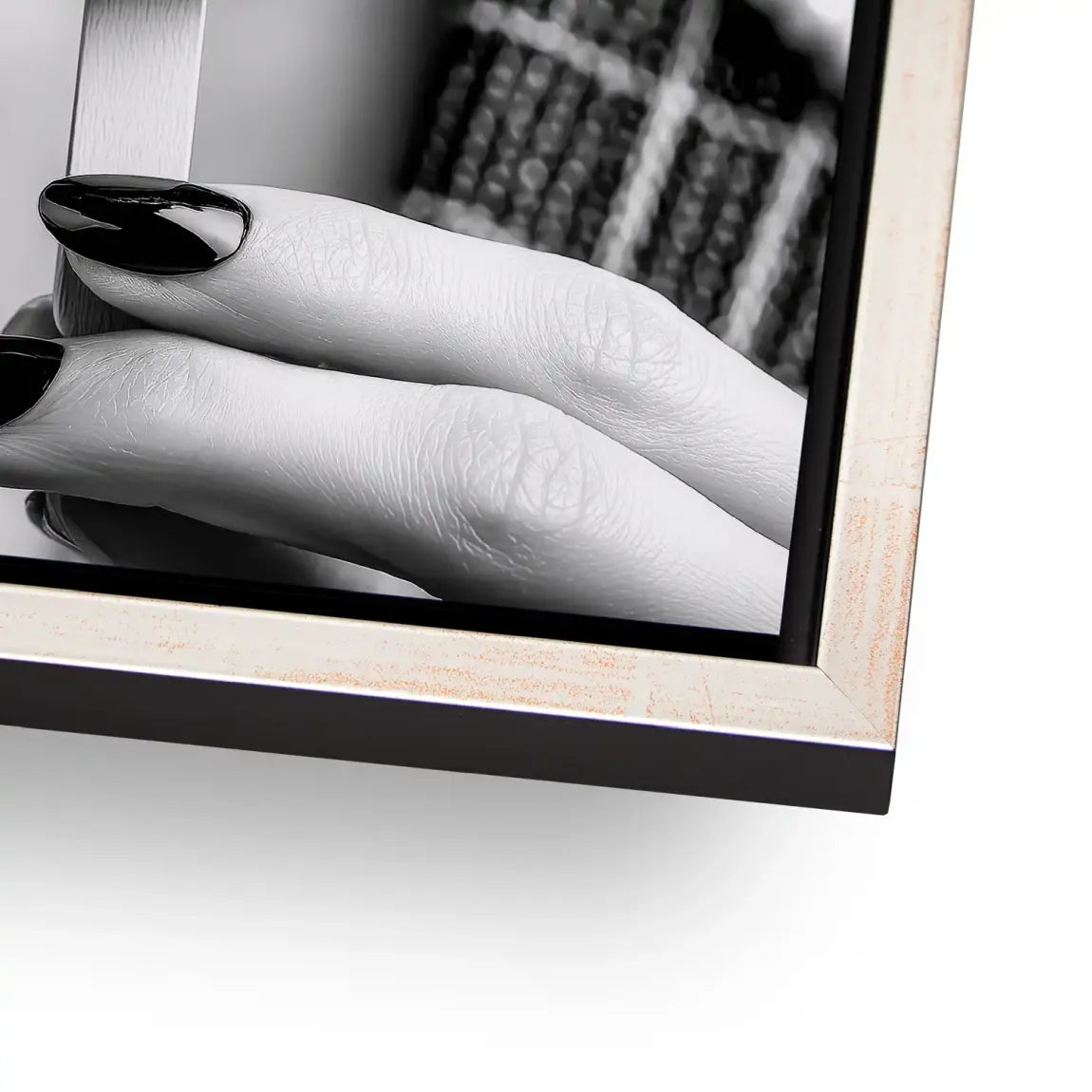 Noir Ice Couture Chanel Alu Dibond Bild