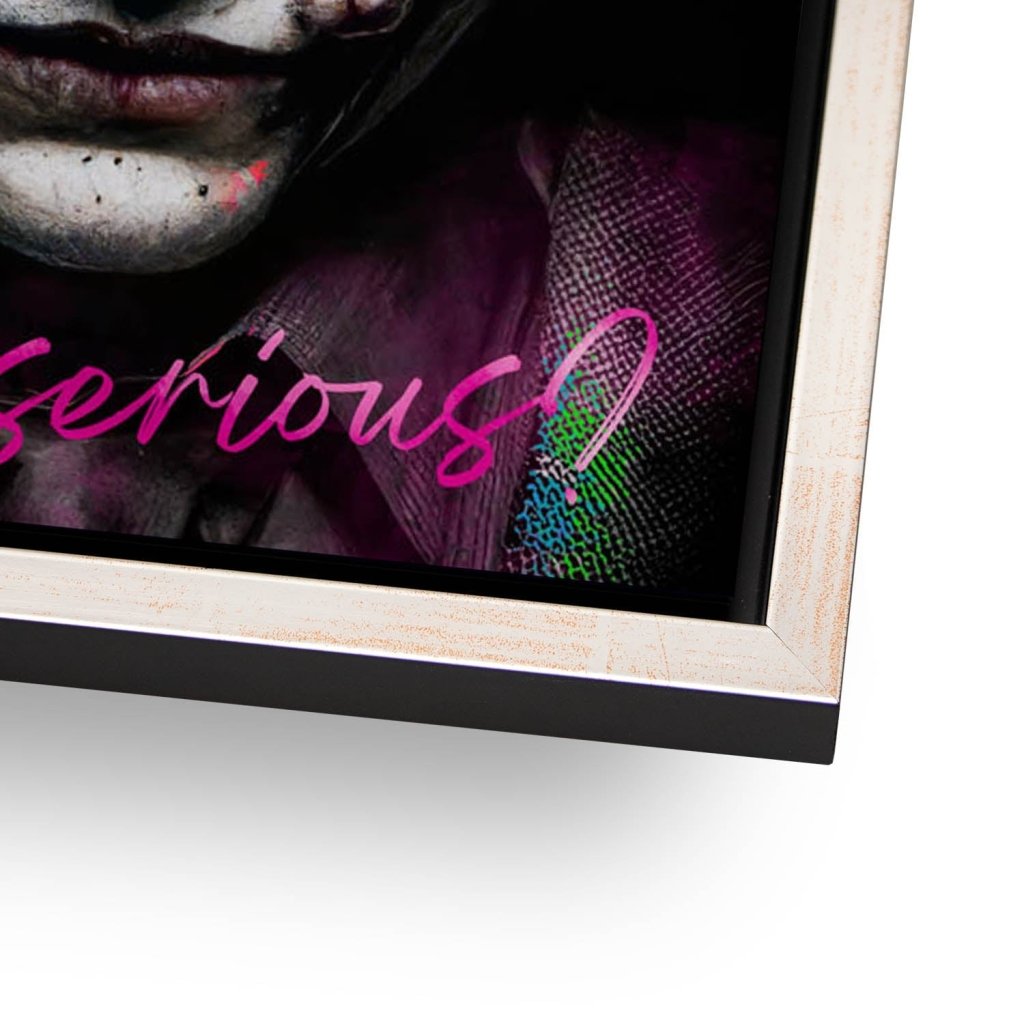 Joker Serious Style AluDibond Bild INGALERIE