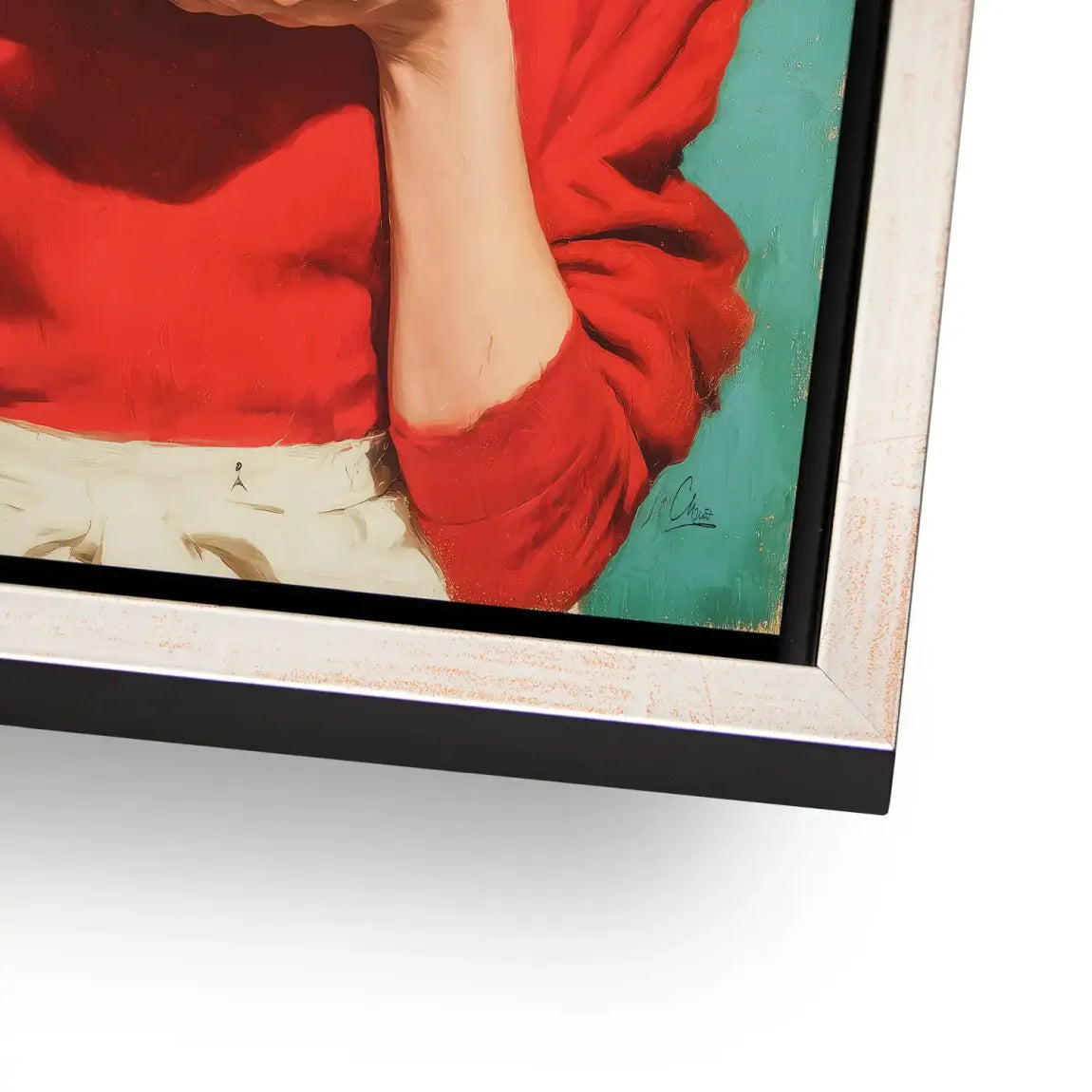 Audrey Hepburn Pasta Moments Alu Dibond Bild