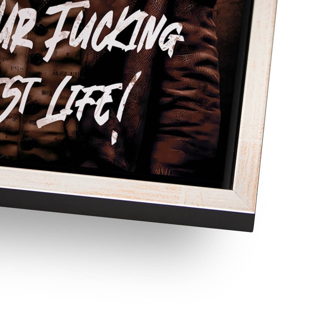 Joker Best Life Retro Style AluDibond Bild INGALERIE