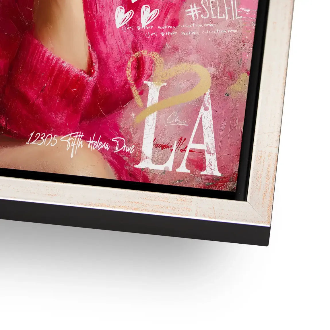 Smile in Pink Alu Dibond Bild INGALERIE