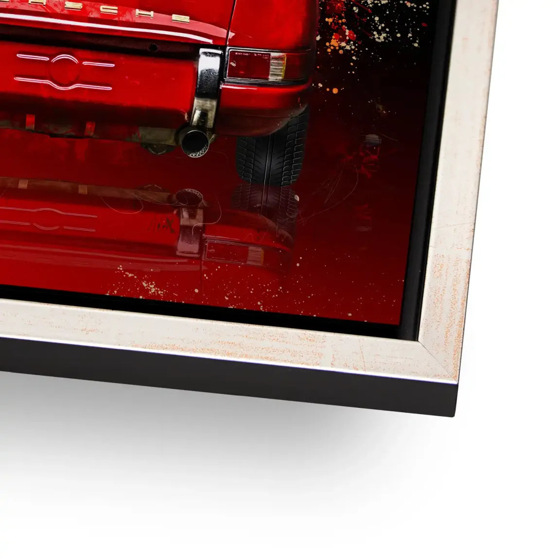 Red Legend 911 Retro Alu Dibond Bild