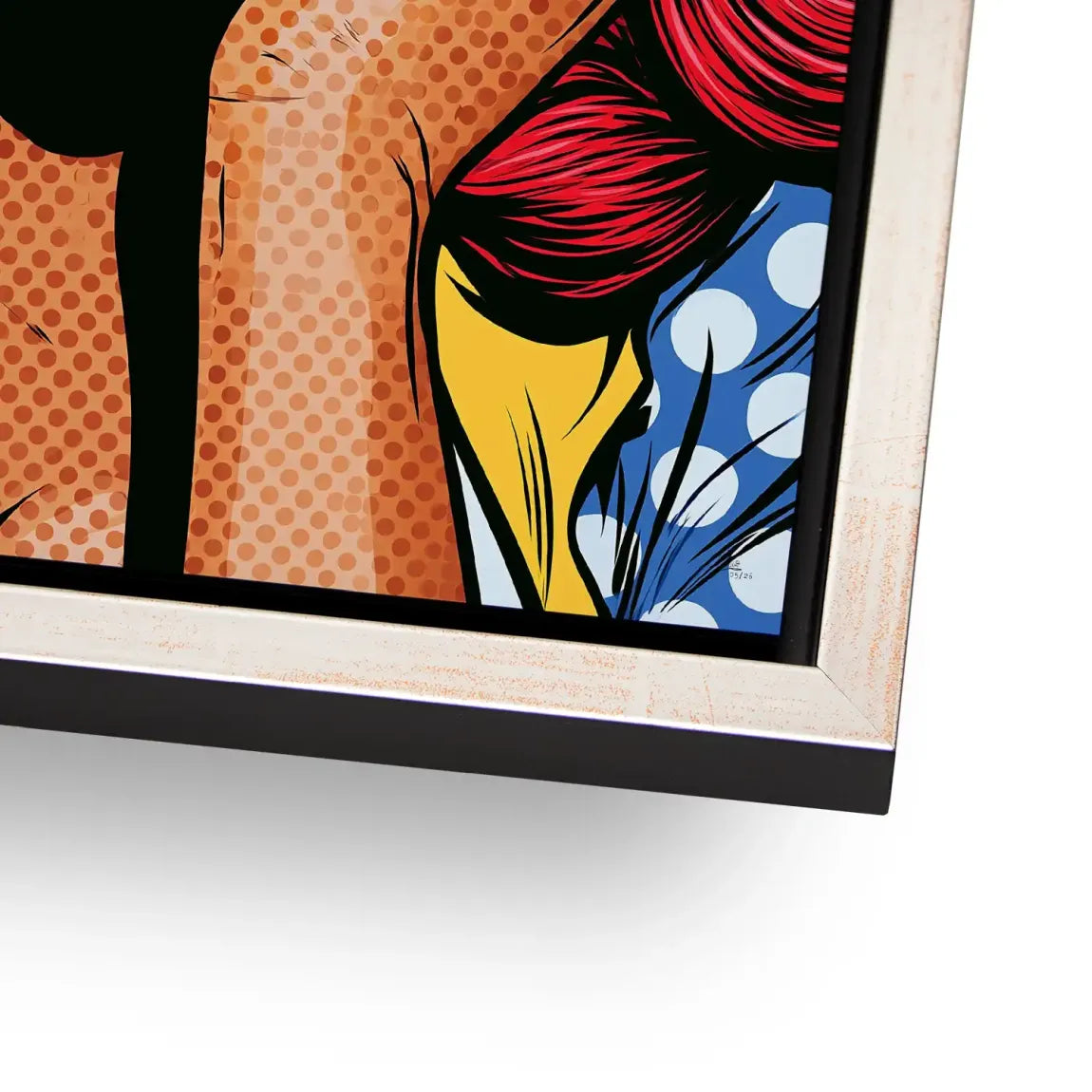 Pop Art Diva Alu Dibond Wandbild