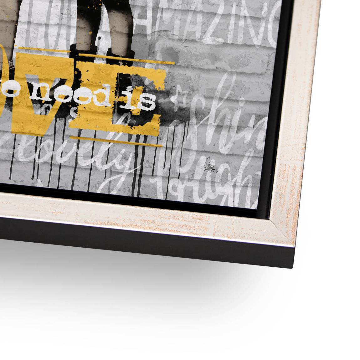 All We Need Alu Dibond Wandbild
