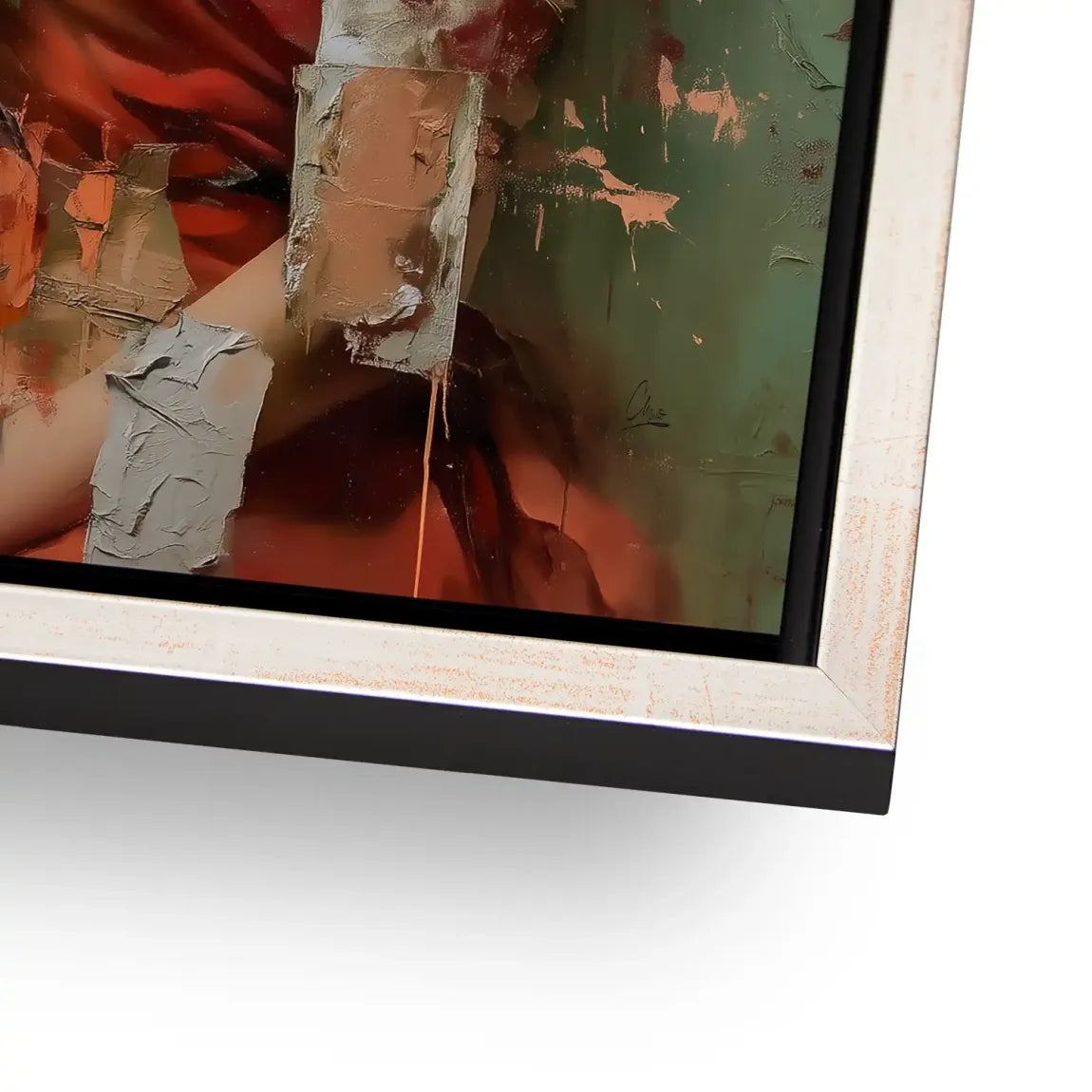 Silent Orchid Beauty Alu Dibond Bild