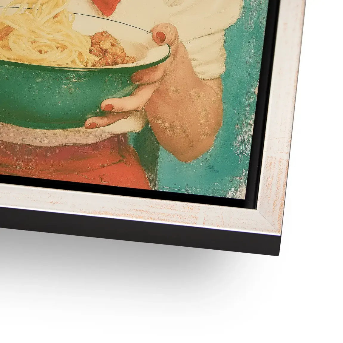 Marilyn Monroe Spaghetti Alu Dibond Wandbild