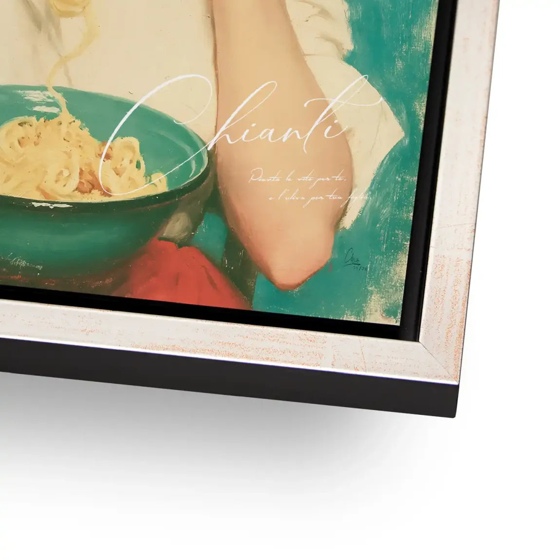 Marilyn Monroe Pasta Alu Dibond Wandbild