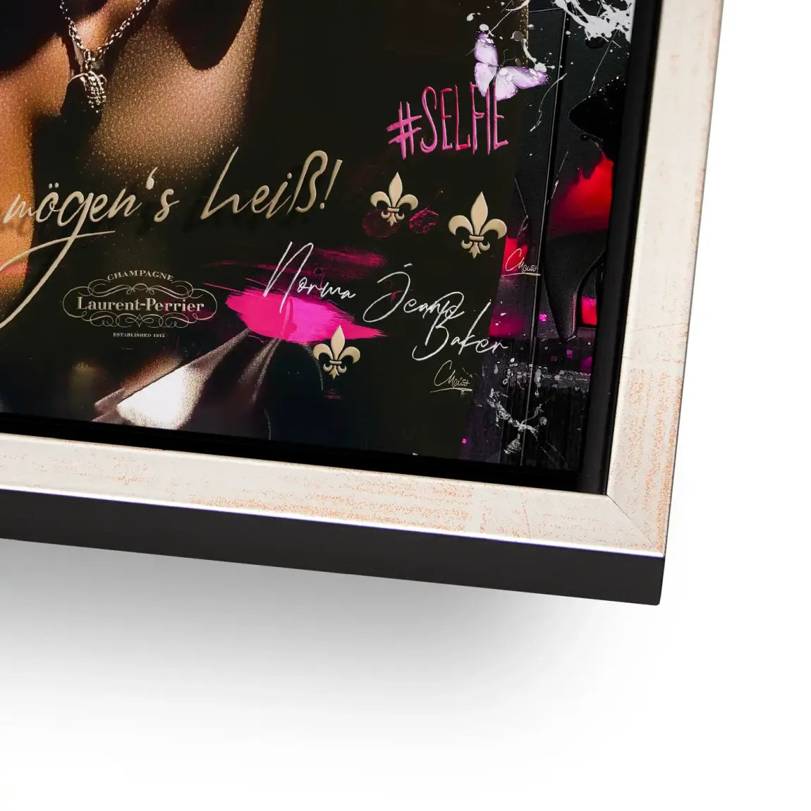 Pop Glam Marilyn Monroe Alu Dibond Bild