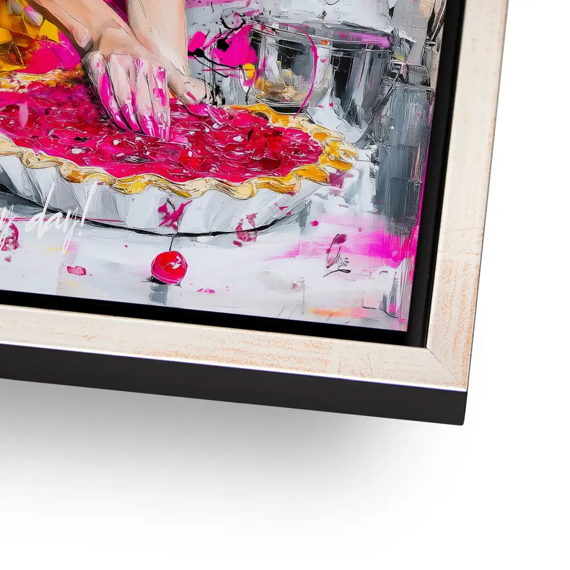 Cherry Bliss Audrey Hepburn Alu Dibond Bild