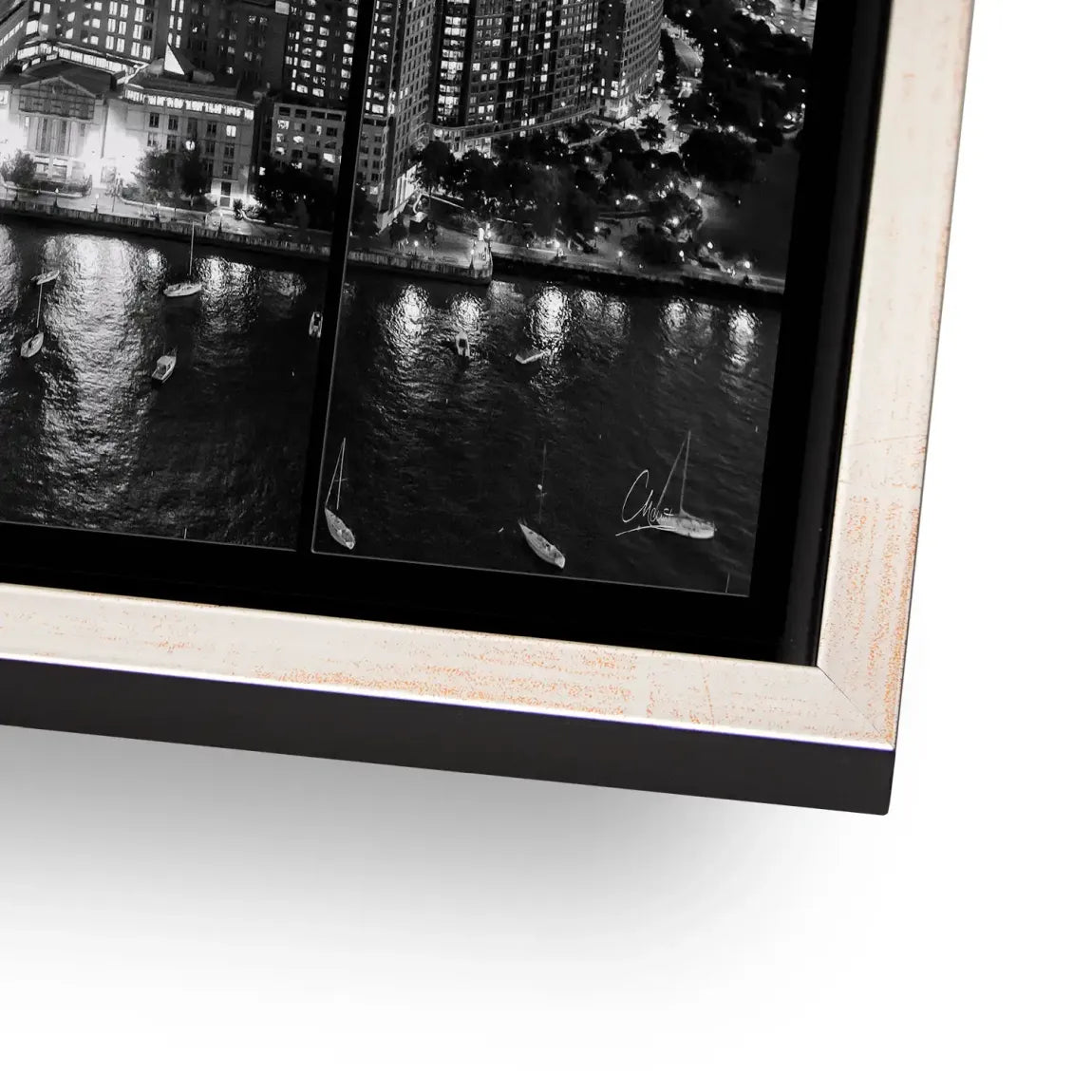 City Lights New York Alu Dibond Bild