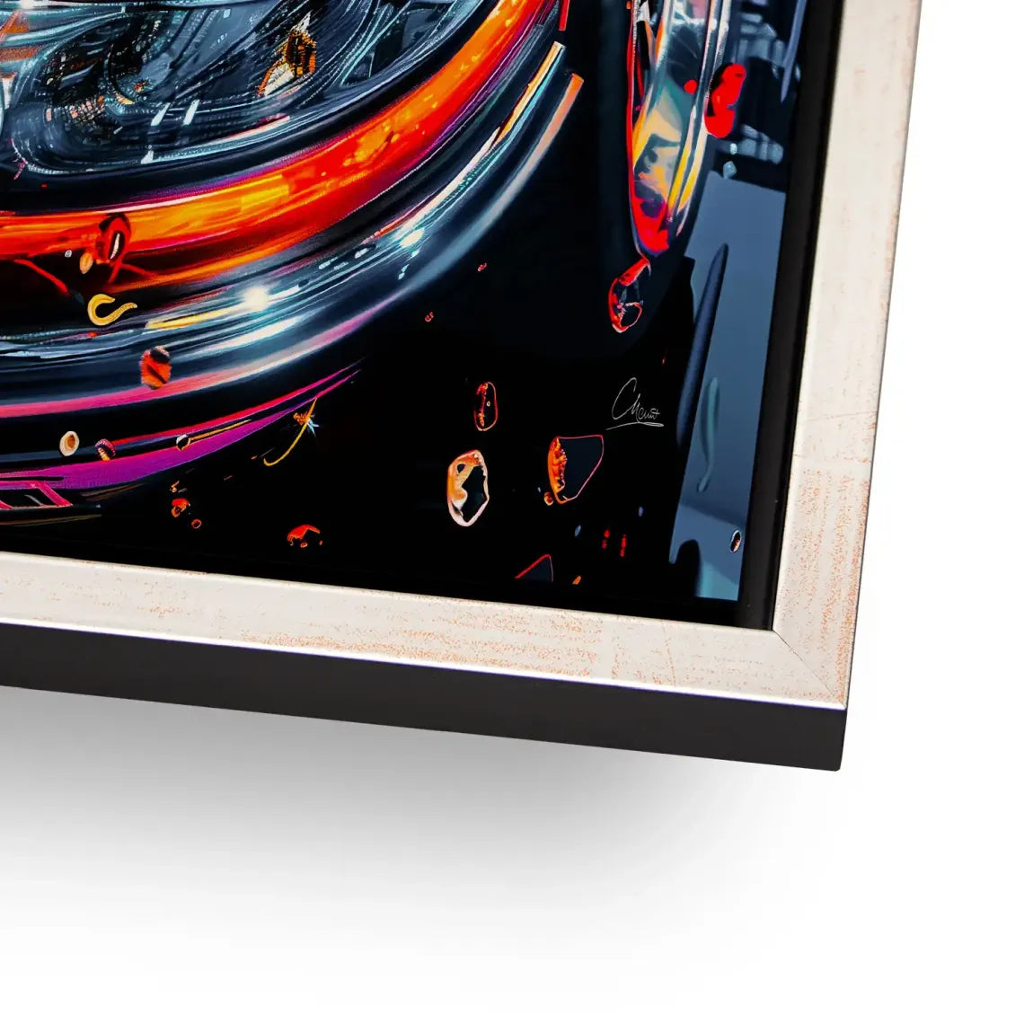 Vivid Motion 911 Porsche Alu Dibond Bild