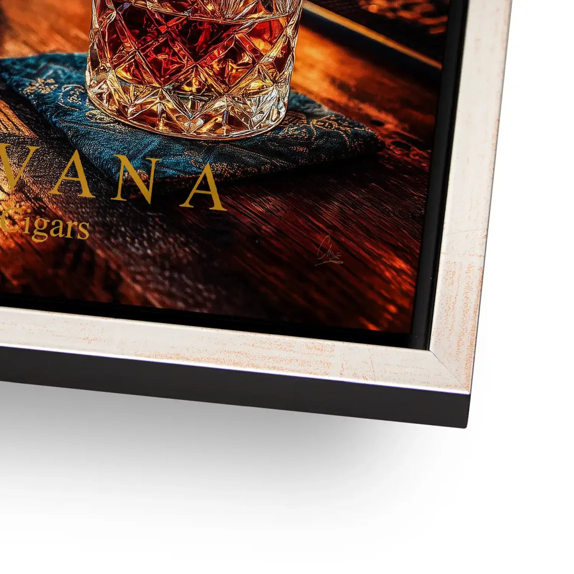 Havana Nights Whisky Alu Dibond Bild