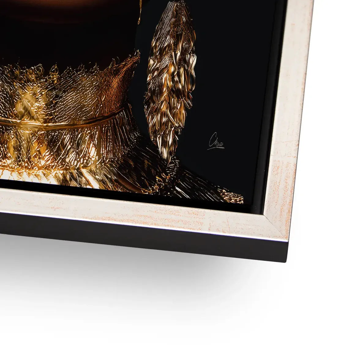 Tears of Gold Alu Dibond Bild