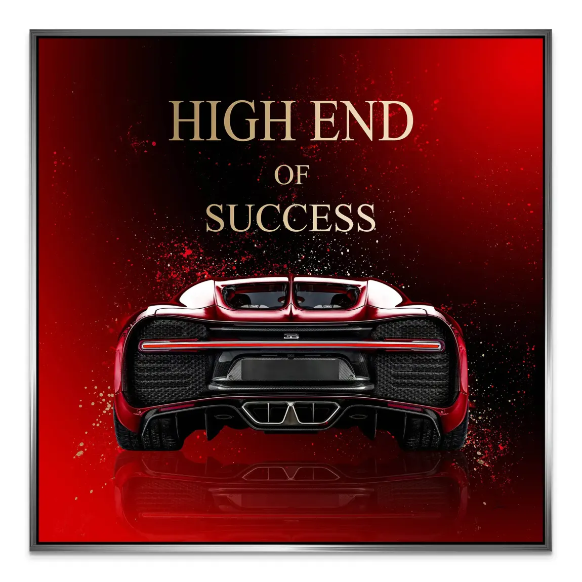 Red Empire Bugatti AluDibond Bild