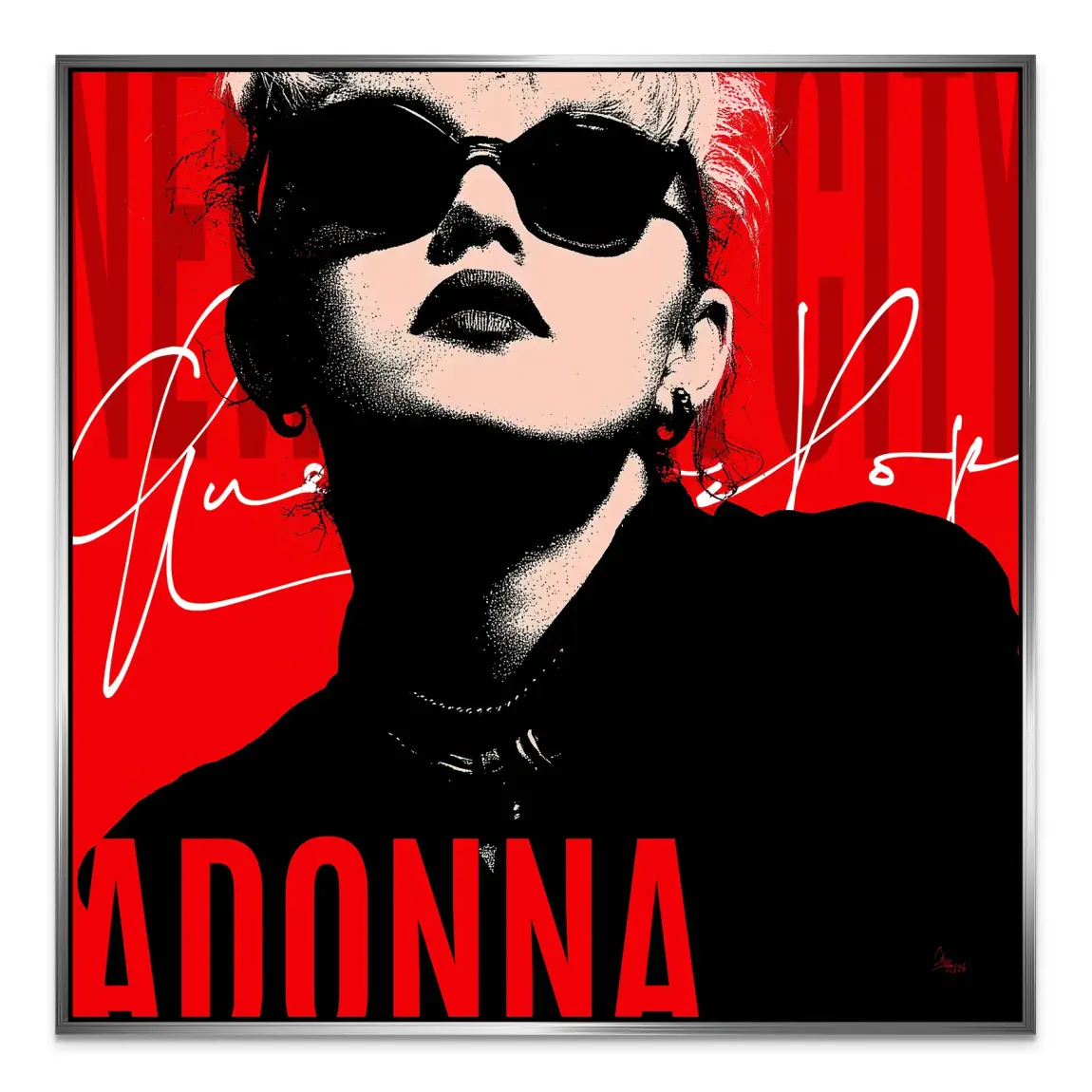 Madonna Pop Alu Dibond Bild