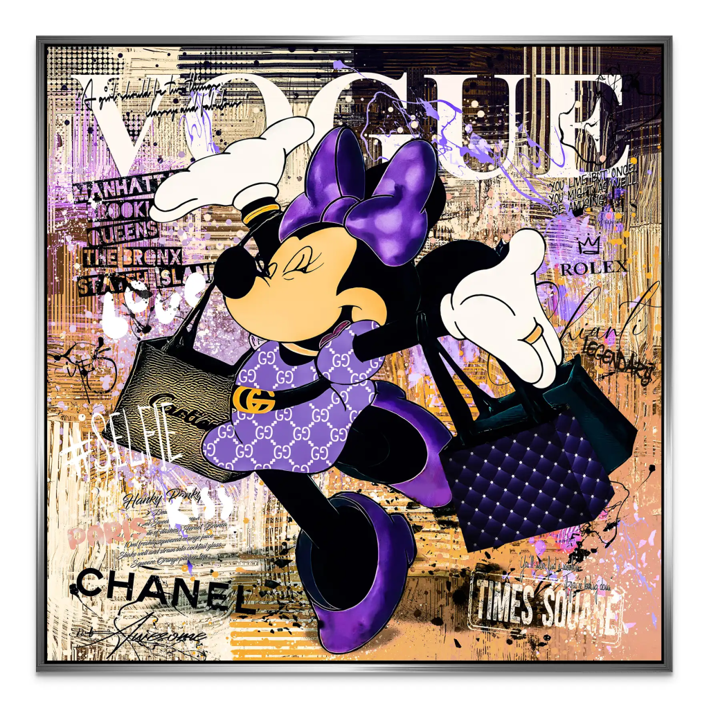 Minnie Vogue AluDibond Bild INGALERIE