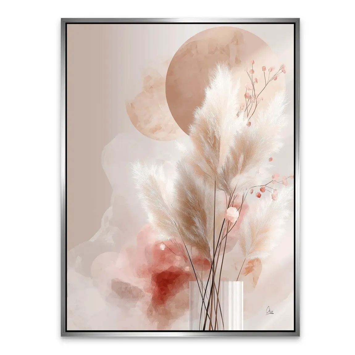 Amber Fields Alu Dibond Bild