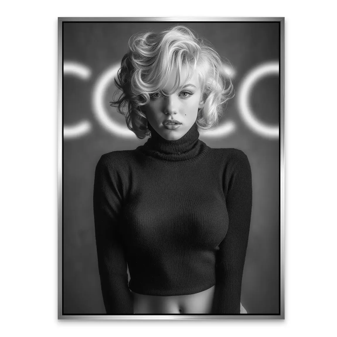 Marilyn Coco Glamour Alu Dibond Bild