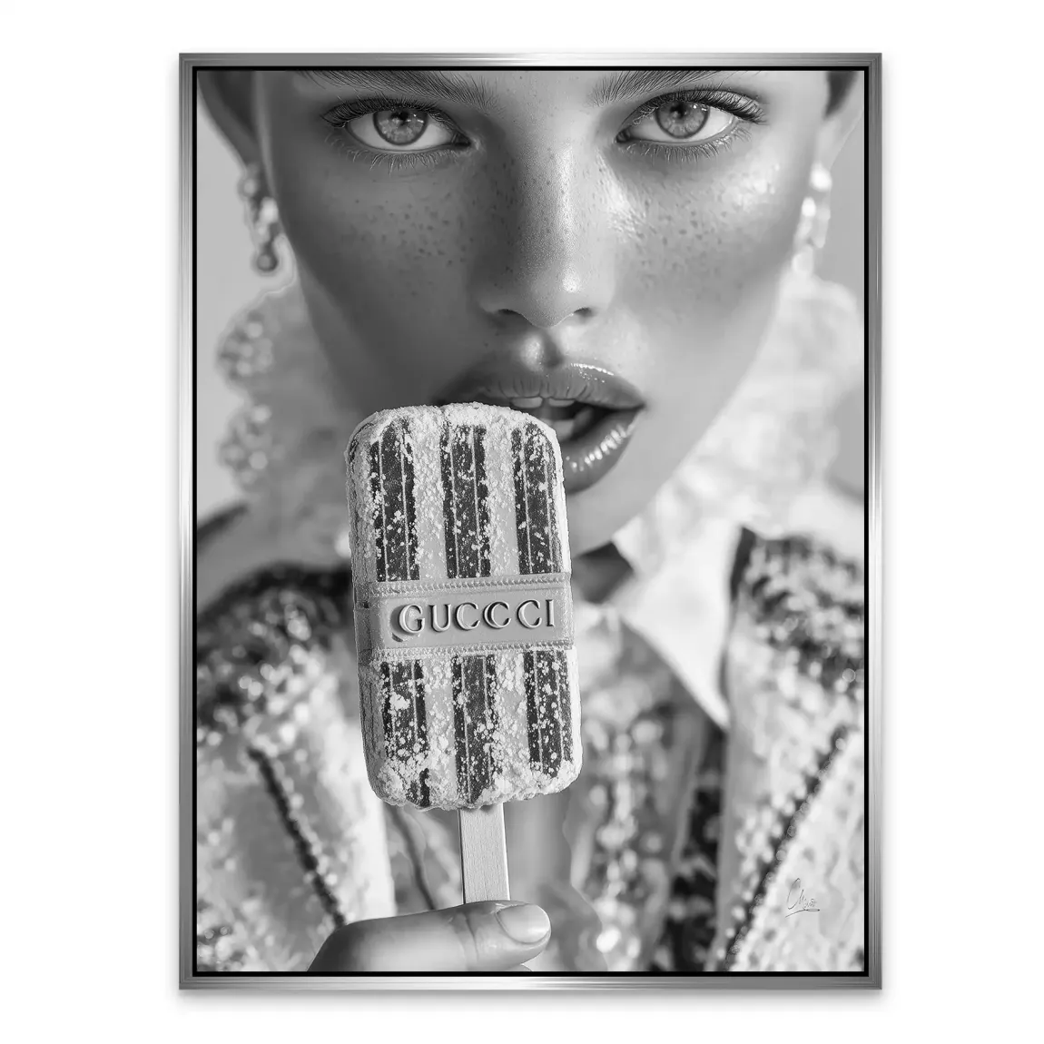 Gucci Ice Noir Alu Dibond Bild