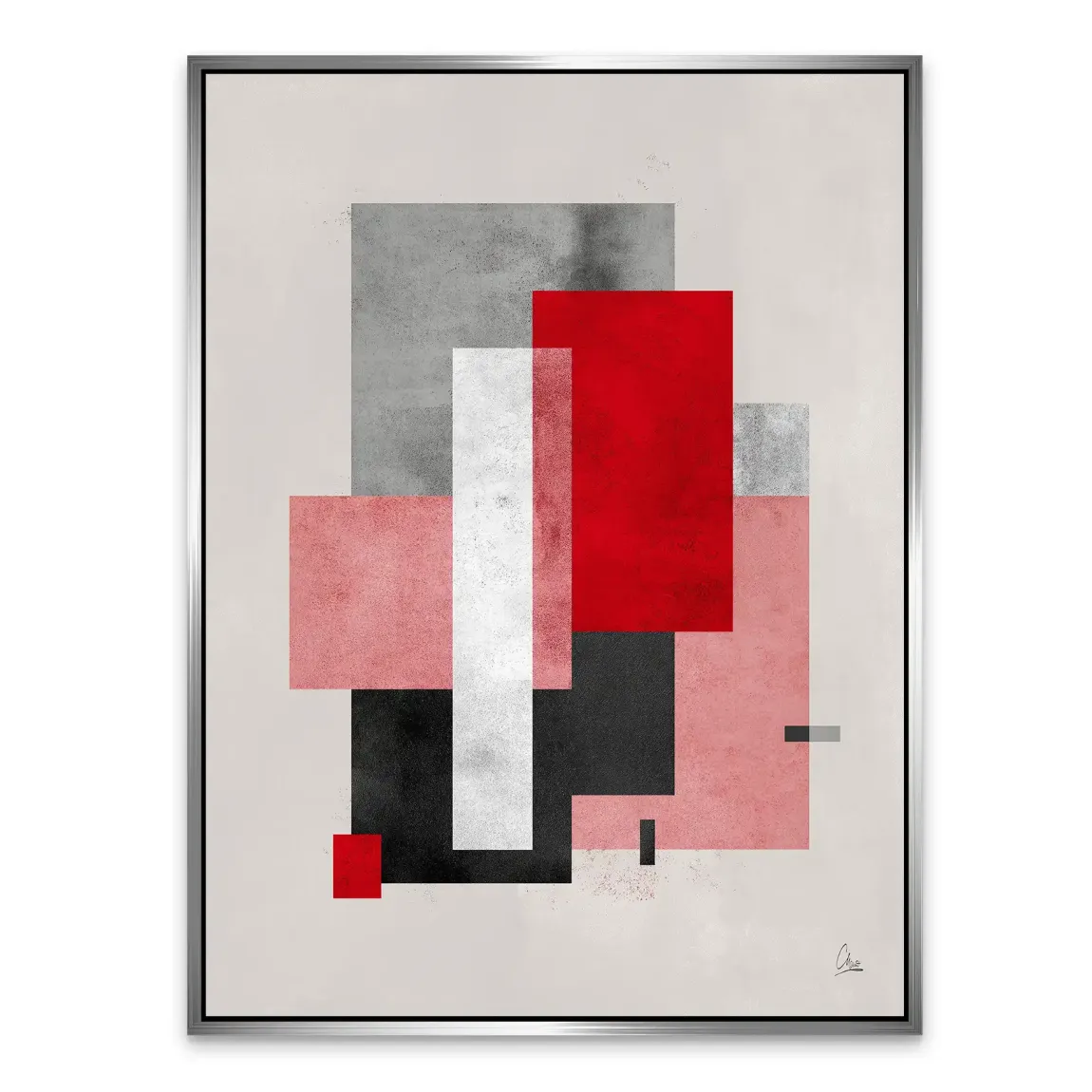 Geometric Aura Alu Dibond Bild