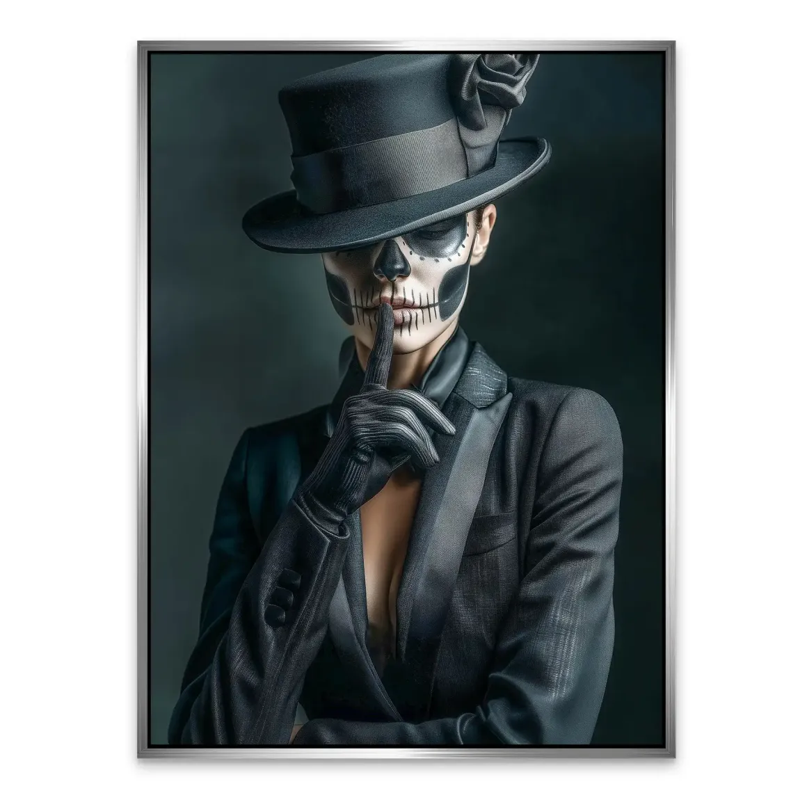 Silent la Catrina Alu Dibond Bild INGALERIE