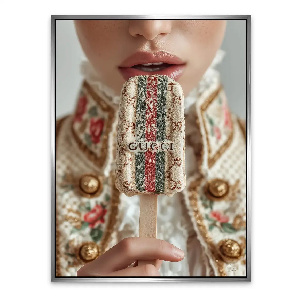Gucci Ice Couture Alu Dibond Bild