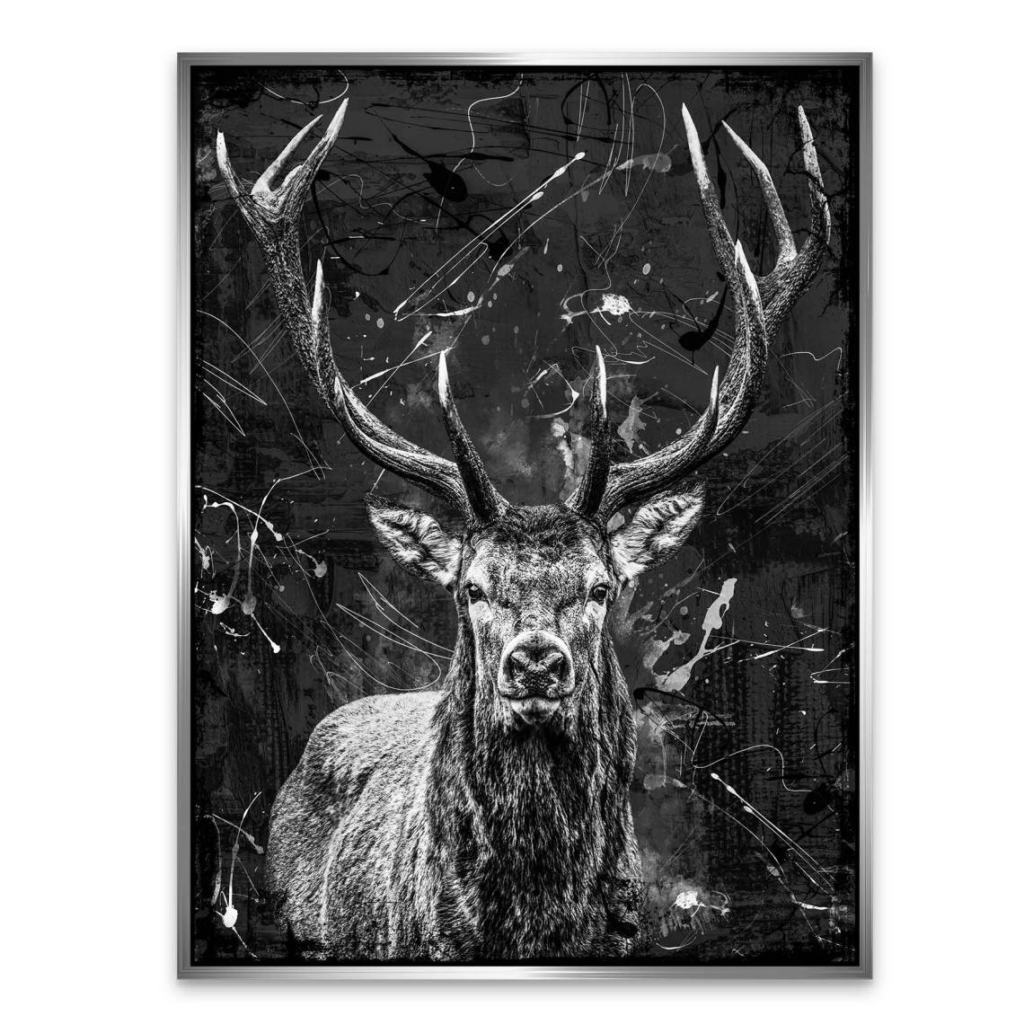 Hirsch Prestige Alu Dibond Wandbild